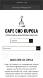 Mobile Screenshot of capecodcupola.com