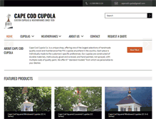 Tablet Screenshot of capecodcupola.com